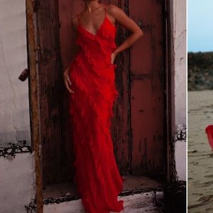 Rat & Boa Cecilia Dress Red M Dress